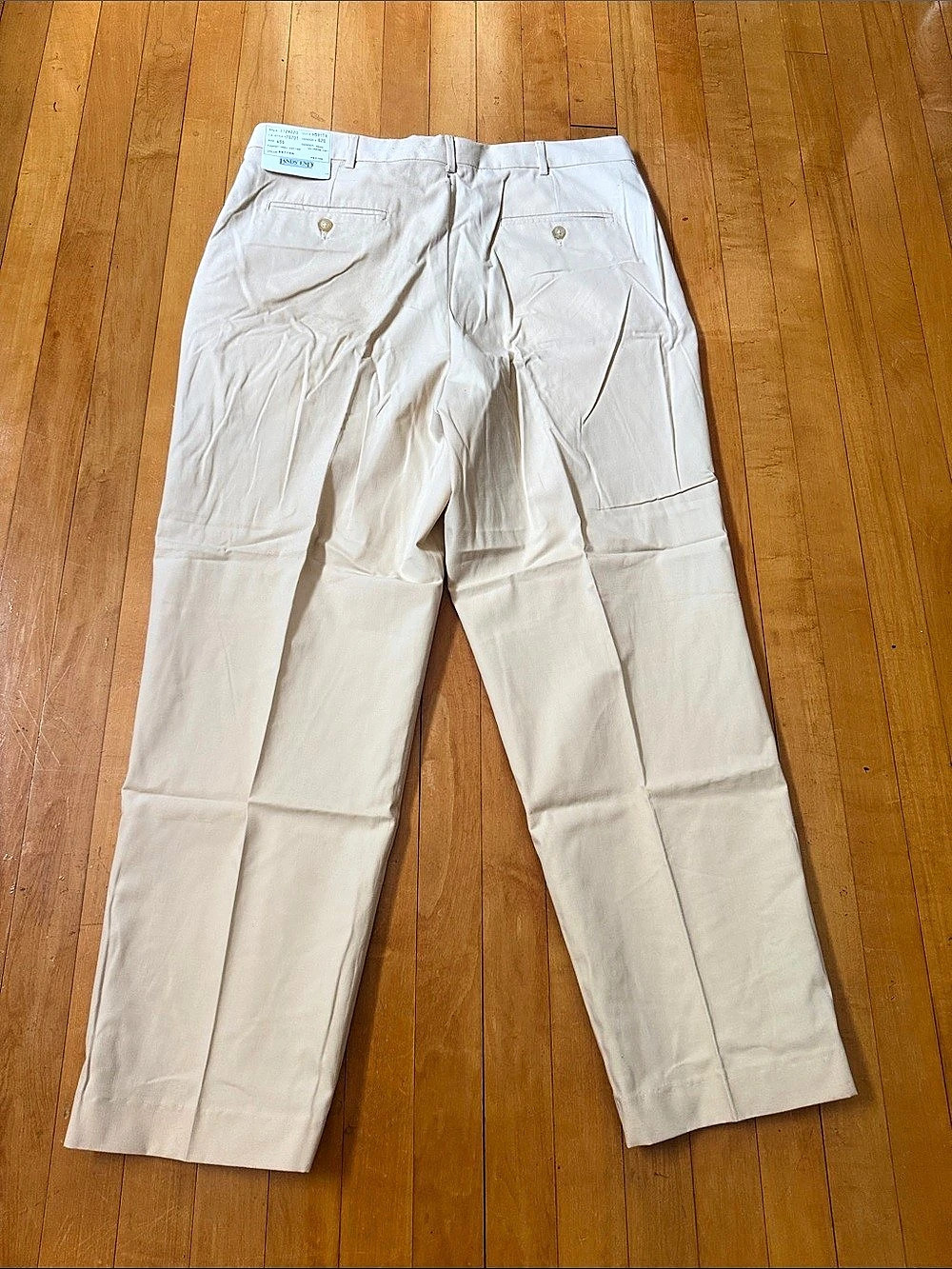 Lands' End rattan color chino Pants men’s Waist 36 regular nwt